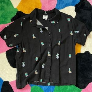 RVCA cactus 🌵 button up
